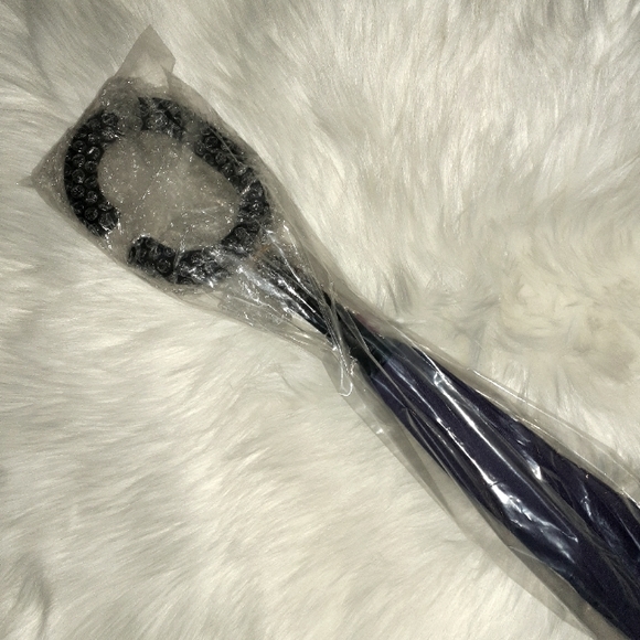 Reverse Folding Umbrella Men Women C Handle Windproof Double Layer Purple - Picture 3 of 3